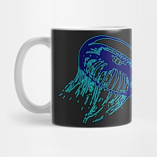 Fluorescent Jellyfish Mug